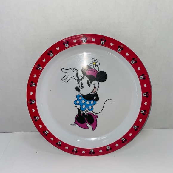 Minnie Mousse Set Melamine For 2 Pieces - Picture 3 of 6